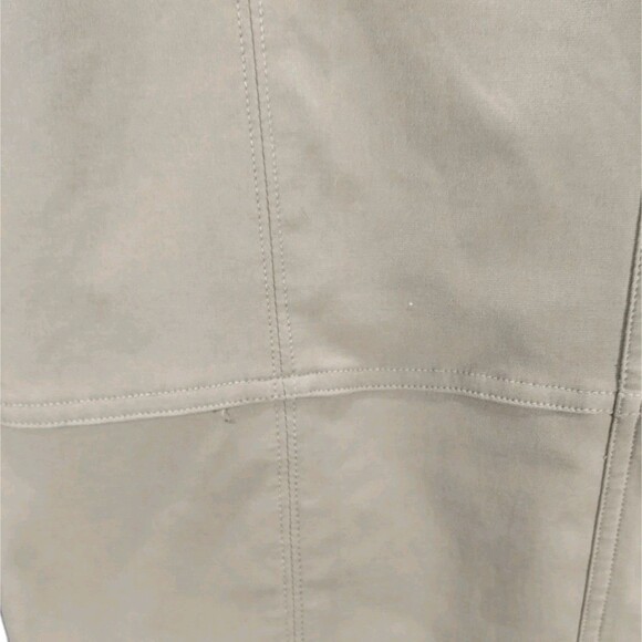 RCG  Cargo Pants Women's 10 Khaki Wide Zip Leg Stretch Utility Chore - Picture 5 of 12